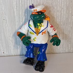 VTG TMNT Teenage Mutant Ninja Turtles Midshipman Mike Sailor Action Figure 1991